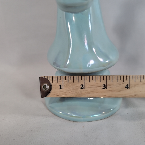 Iridescent Blue Horse Head Bust Sculpture Statue Art Home Decor Chess Bedroom - Picture 14 of 16